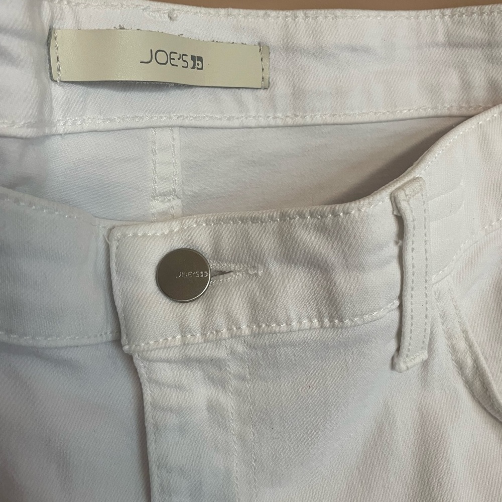 Joe's Jeans The Lara Mid Rise Cigarette Ankle White Denim Classic (p032) - Picture 1 of 6